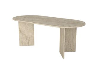 VENTE-UNIQUE.COM Mesa de comedor madera beige
