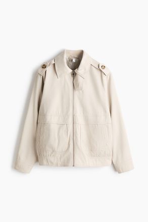 H&M Twilljacke mit Kragen - Beige