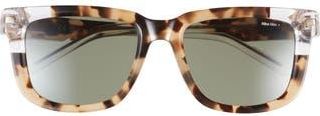 Nike Crescent Fall Square Sunglasses in Khaki Tortoise /Green at Nordstrom Rack