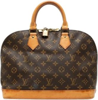 Louis Vuitton Pre-owned Handbags, female, Brown, Size: ONE SIZE Pre-owned Plastic Handbag