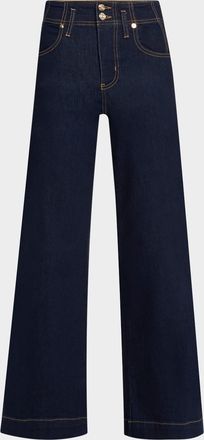 Frame Denim The Seamed Wide Trouser Jeans