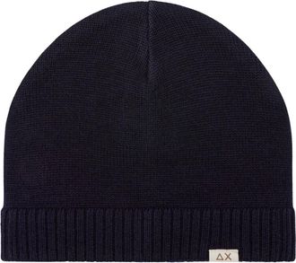 Sun 68 Berretto Beanie Senza Risvolto - - Accessories - Uomo - Blu - ONE SIZE