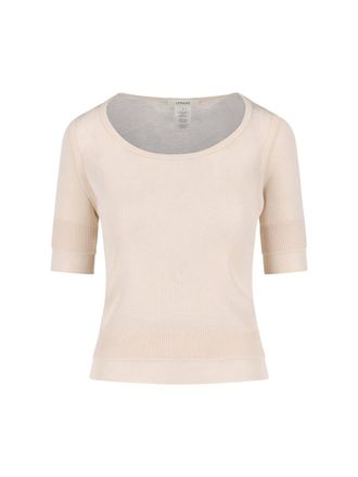 Christophe Lemaire T-Shirt In Viscosa E Seta