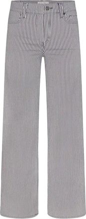 Frame Denim Le Slim Palazzo - Dames - Wijde Broeken - Blauw - W29 - Katoen - Broeken