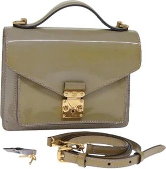 Louis Vuitton Pre-owned Handbags, female, Green, Size: ONE SIZE Pre-owned Patent Leather Hand Bag