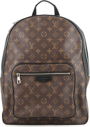 Louis Vuitton Monogram Macassar Black Brown Monogram Macassar Noir Backpack (Pre-Owned)