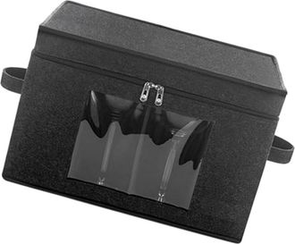 OEM Caja De Almacenamiento De Fieltro Resistente Para 12 Vasos - Gris Oscuro