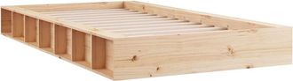 vidaXL Estructura De Cama De Madera Maciza 90x200 Cm Vidaxl