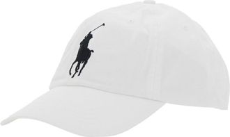 Ralph Lauren White Embroidered Logo Baseball Hat