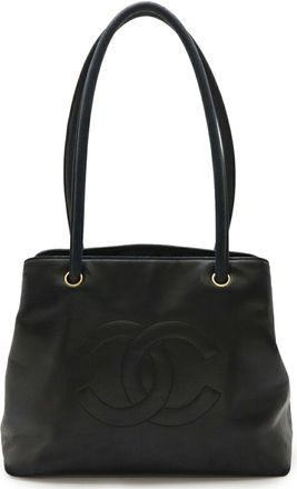 Chanel Leather Shoulder Bag Tote Bag (Pre-Owned)