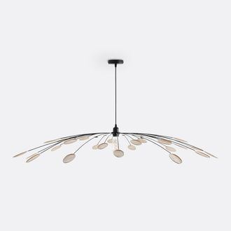La Redoute Interieurs Hanglamp in metaal en rotan &Oslash;138 cm, L&eacute;onie