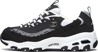 Skechers (WMNS) Skechers Dlites Running Shoes Black 13090-BKW