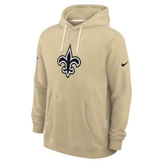 Nike New Orleans Saints Alt Offensive Set Play Sideline Nike Mens Dri-FIT NFL Pullover Hoodie in Yellow | 03AZ79W7W-V4T