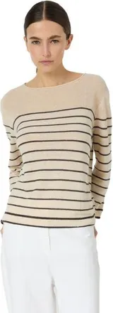 Gerard Darel Levia Long Sleeve Boat Neck Jumper in Brown at Nordstrom, Size Large/x-Large