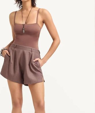 Vitamin A Getaway Short In Mocha Brown