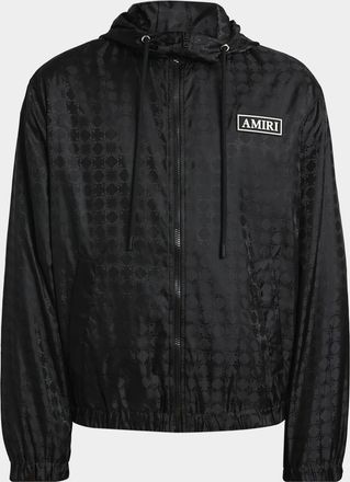 Amiri Men & apos;s Nylon MA Quad Full-Zip Hoodie