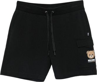 Moschino Black Teddy Bear Casual Shorts