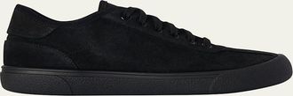 The Row Mens Tonal Suede Low-Top Sneakers