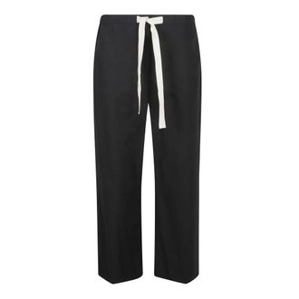 Max Mara Dames, Broeken, Zwart, Maat: XS