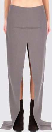 Rick Owens Gonna asimmetrica Rick Owens in lana vergine