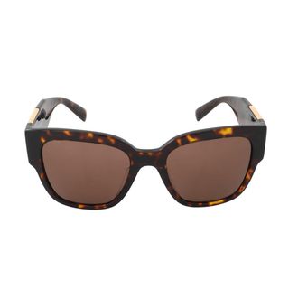 Versace Dark Brown Square Ladies Sunglasses VE4437U 108/73 54