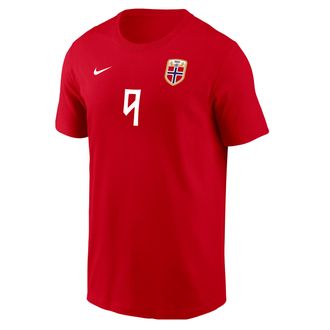 Nike Erling Haaland Norway Nike Mens Soccer T-Shirt in Red | M11332P375TNEH-RED