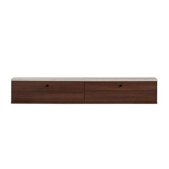 Calicosy Mueble de tv suspendido con 2 puertas abatibles a160 cm