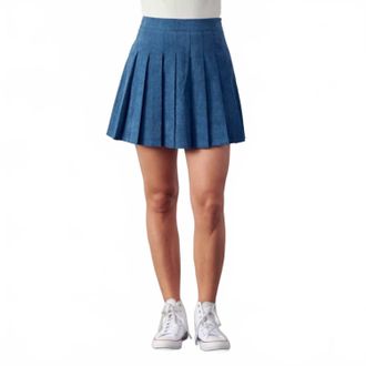 Merci Corduroy Tennis Skort In Blue