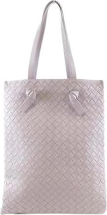 Bottega Veneta Pre-owned Leren Schoudertas - Dames - Vintage Schoudertas - Paars - ONE Size - Leer - Vintage