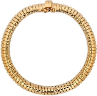Anine Bing coil chain bracelet - women - 14k Gold Plated Brass - One Size