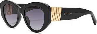 Bulgari Bvlgari Cat-eye Sunglasses - Black - One Size
