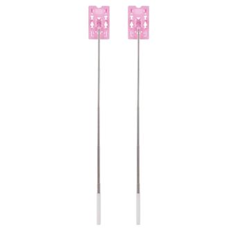OEM Palo Extensor Para La Tarjeta De Permiso De Estacionamiento Para Discapacitados Ounona (paquete De 2, Color Rosa)