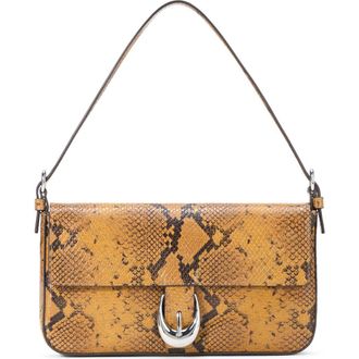 Staud Harlow Leather Shoulder Bag in Snake at Nordstrom Rack