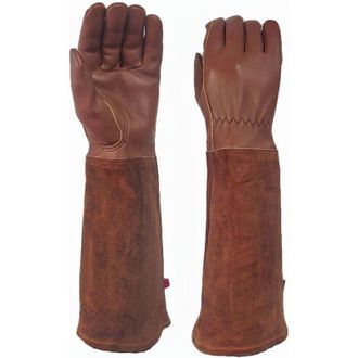 OEM Guantes De Piel De Oveja De Manga Larga, Guantes De Cuero Para Plantar, Guantes De Jardiner&iacute;a Multiusos Antigolpes -crezuo