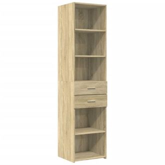 vidaXL Vidaxl - Aparador De Madera De Ingenier&iacute;a Roble Sonoma 45x42,5x185 Cm