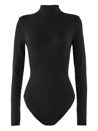 Wolford high-neck long-sleeve bodysuit - women - Fabric - L - Black