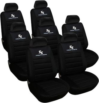 Woltu Woltu Set Coprisedili Auto 7 Posti Seat Cover Universali Per Macchina