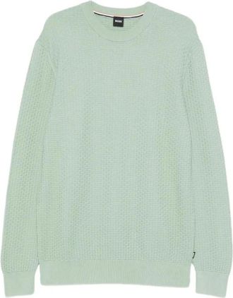 HUGO BOSS Sweatshirts - Heren - Sweatshirts - Groen - L - Hoodies & sweatvesten