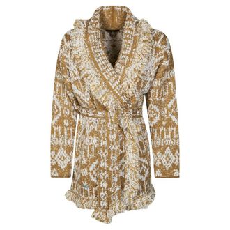 Alanui Cardigans, female, Multicolor, Size: M Sand Beat Cardigan