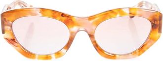 Chlo&eacute; Zonnebril - Dames - Zonnebrillen - Oranje - 53 MM - Accessoires