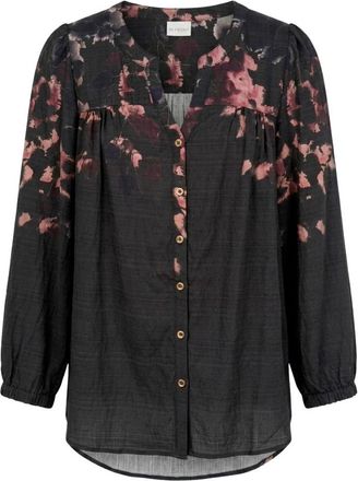 In Front Blouse - Dames - Blouses - Bruin - 2XL - Overhemden