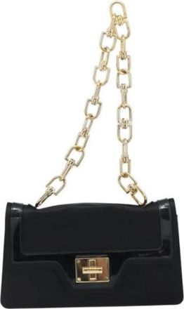 Givenchy Pre-owned Shoulder Bags, female, Black, Size: ONE SIZE Pre-owned Satin Shoulder Bag