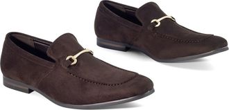 Uncut Roberts Almond Toe Loafer in Chocolate Microsuede at Nordstrom, Size 10