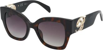 Blumarine Zonnebril - Dames - Zonnebrillen - Bruin - 51 MM - Accessoires