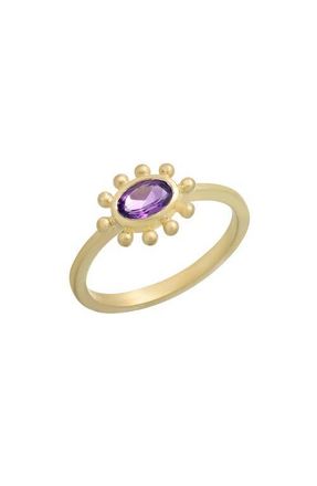 Bony Levy Color 14K Gold Amethyst Ring in Yellow Gold/Amethyst at Nordstrom, Size 6.5
