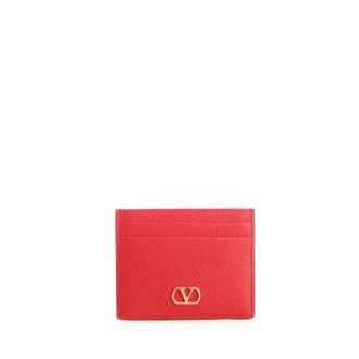 Valentino Garavani Wallets & Cardholders, female, Red, Size: ONE SIZE VLogo Signature Card Holder