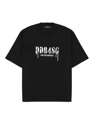 Dolce & Gabbana T-Shirt With Print And Logo