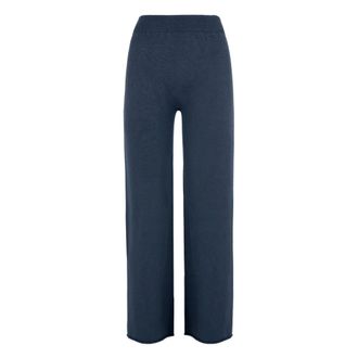 Bomboogie Dames, Broeken, Blauw, Maat: M Viscose