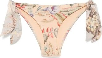 Zimmermann Coco Scarf Tie Bikini Bottoms - Womens - Polyester/Metallised Fibres/Polyamide/ElastaneRecycled Polyamide Elastane