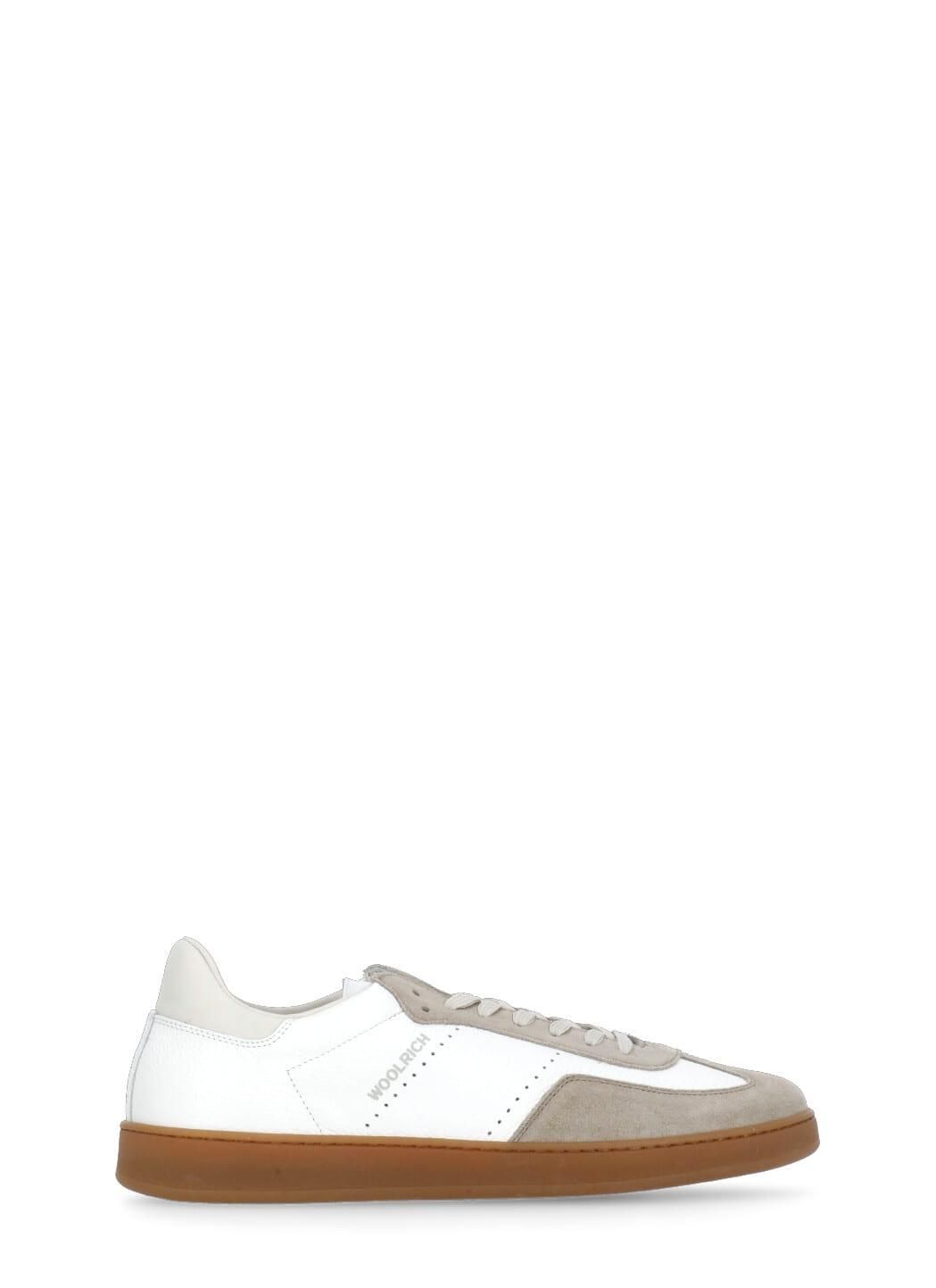 ★関税込み★ Burberry WHITE LEATHER MF TERRACE MIX SNEAKERS Burberry White Leather Mf Terrace Mix Sneakers – BALTINI